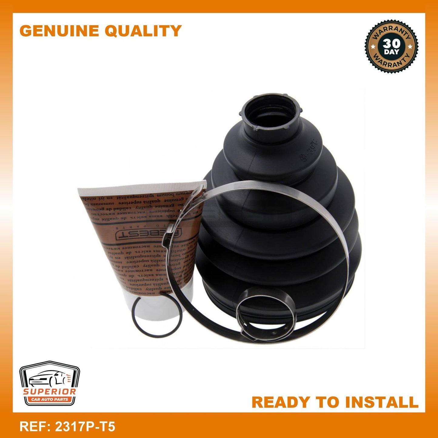 FEBEST HYUNDAI Boot Outer Cv Joint Kit 2317P-T5