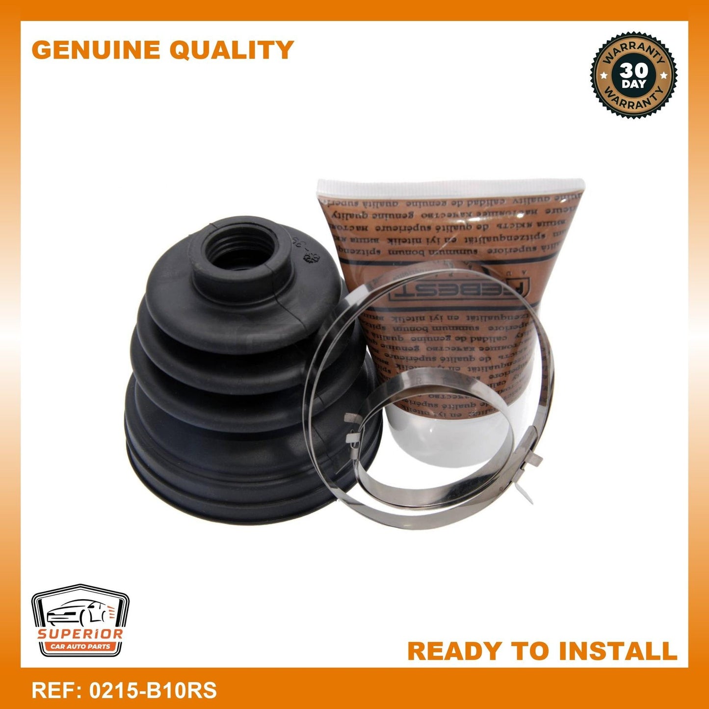 FEBEST 2001-2005 Nissan Almera Boot Inner CV Joint Kit 0215-B10RS