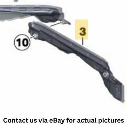 2011–2016 BMW Middle Upper Bulkhead Firewall Noise Cover USED OEM 51717204334