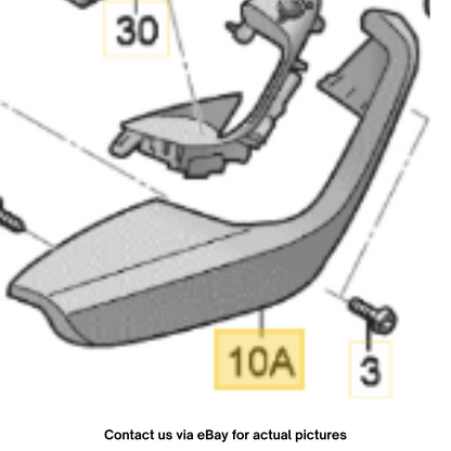 2012–2015 Audi A6 Front Right Door Armrest Used OEM 4G0867174