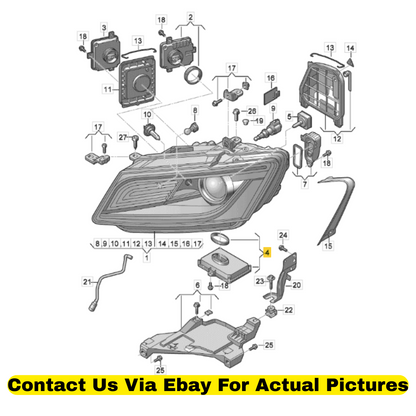 2013 Audi Q5 Headlight Cornering/AFS Control Module Used OEM 3D0941329