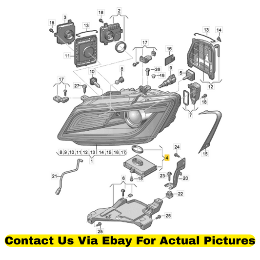 2013 Audi Q5 Headlight Cornering/AFS Control Module Used OEM 3D0941329
