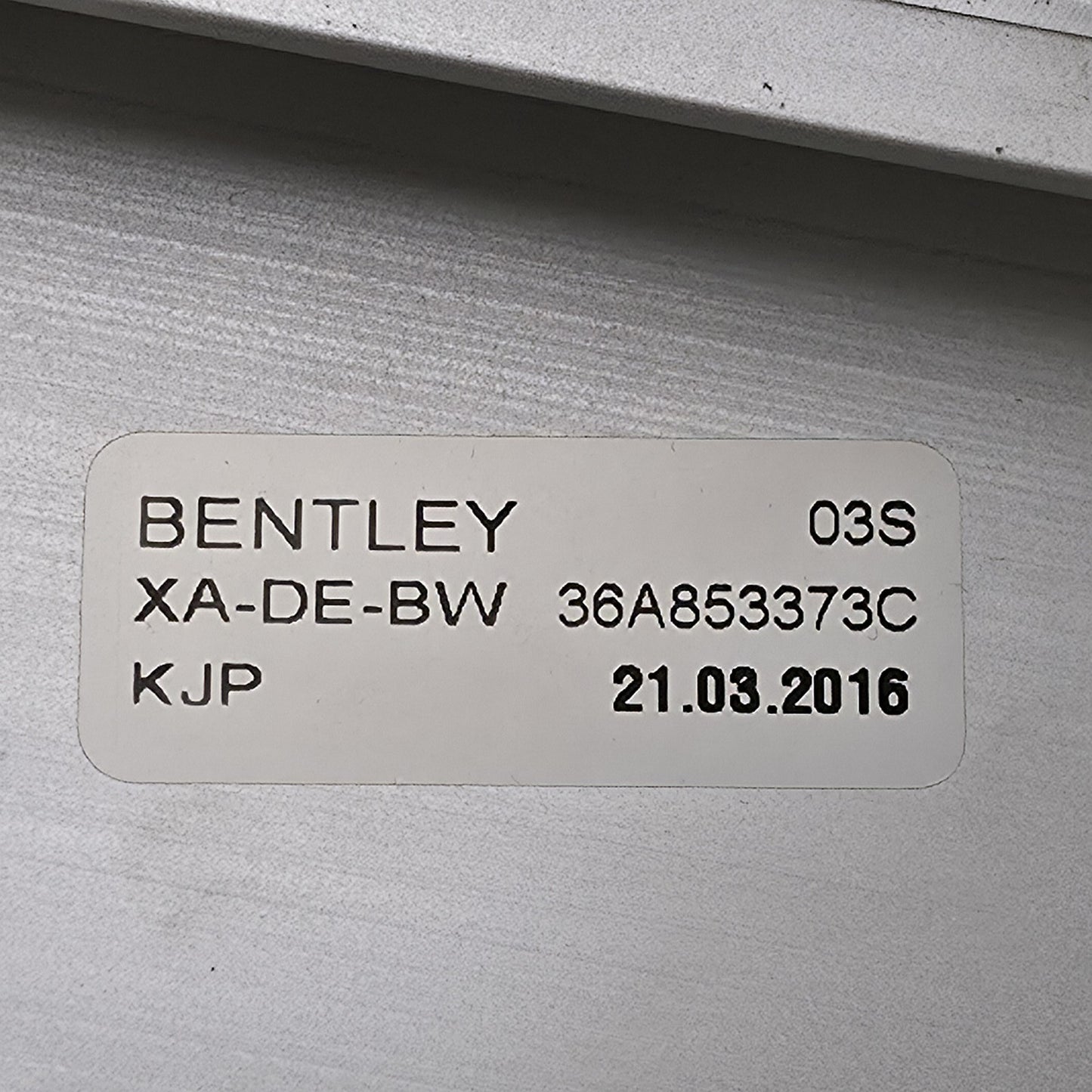 2015-2020 Bentley Bentayga SILL TRIM STRIP 36A853373C