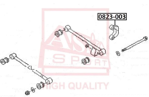 Febest 1998-2002 Subaru Forester Rear Stabilizer Link 0823-003