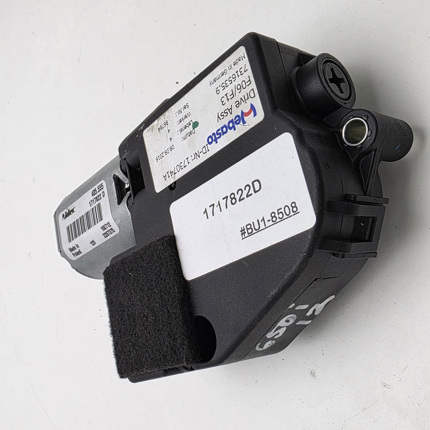 2012-2016 BMW 528i Overhead Sunroof Motor 1717822D