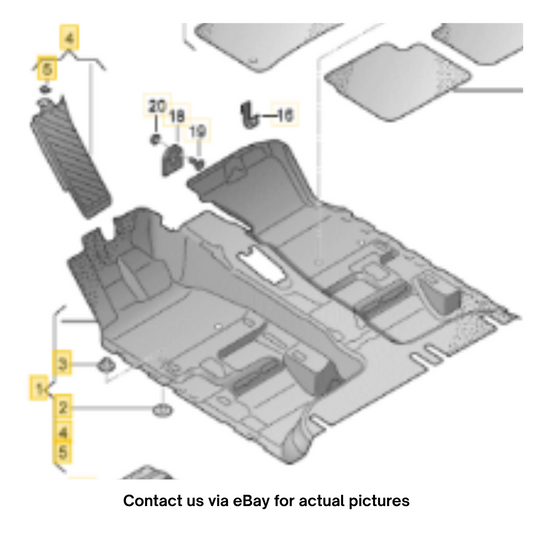 2014 Audi A6 Floor Covering Carpet Used OEM 4G1863021H