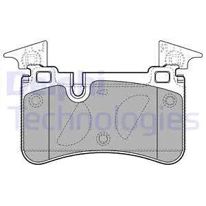 DELPHI Mercedes Benz Brake Pad Set, Disc Brake LP2151