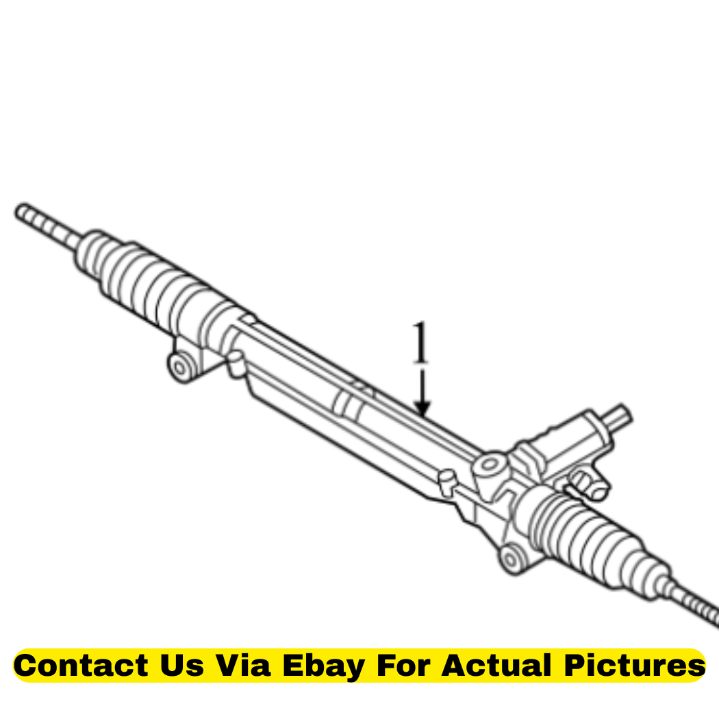 2012 Audi Q5 Rack and Pinion Assembly Used OEM 8R1422065D