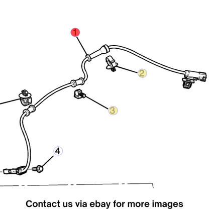 2018 Cadillac CTS Rear Wheel Speed Sensor Used OEM 22941968