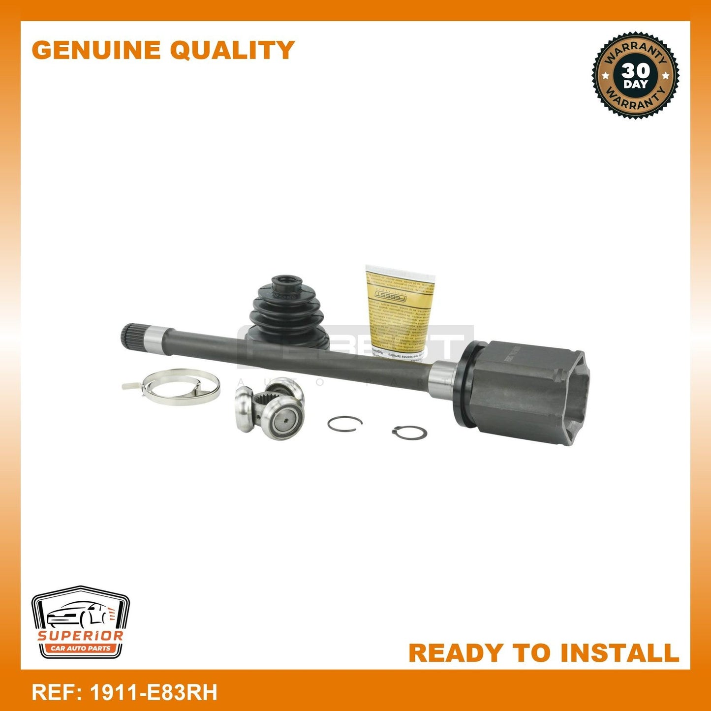 FEBEST 2004-2010 BMW X3 Joint Kit, Drive Shaft 1911-E83RH