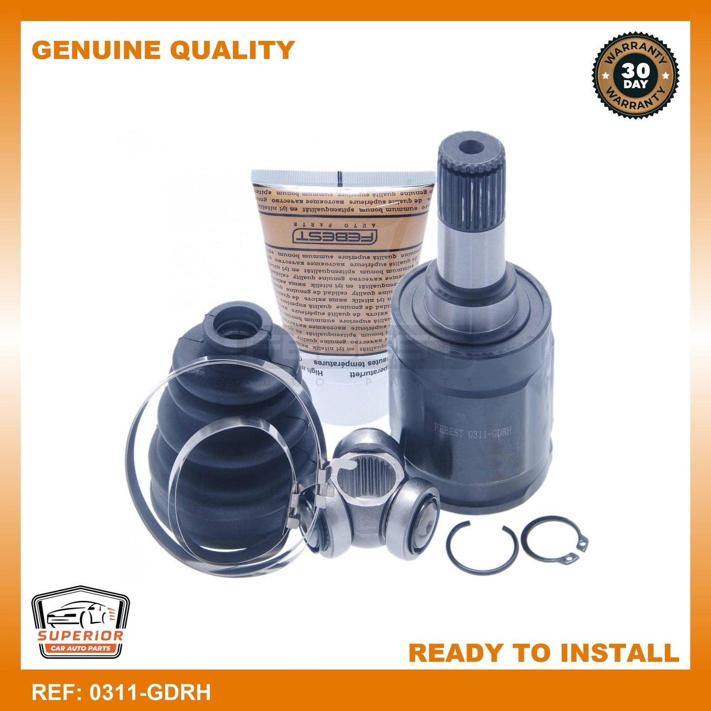 Febest Inner Cv Joint Right 0311-GDRH