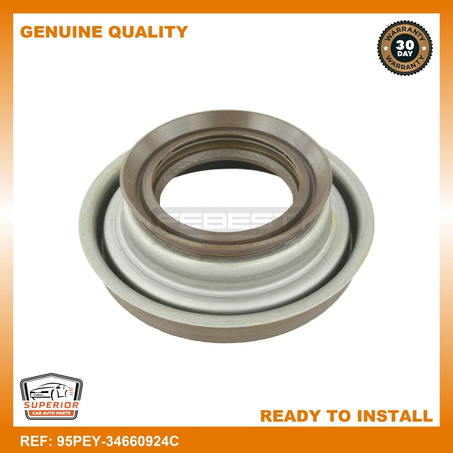 Febest 2019-2021 Cadillac XT4 Drive Shaft Oil Seal 95PEY-34660924C