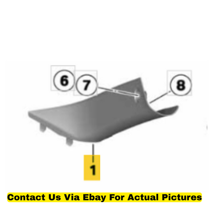 2012 Mini Cooper Countryman Pillar Trim Cover Set Used