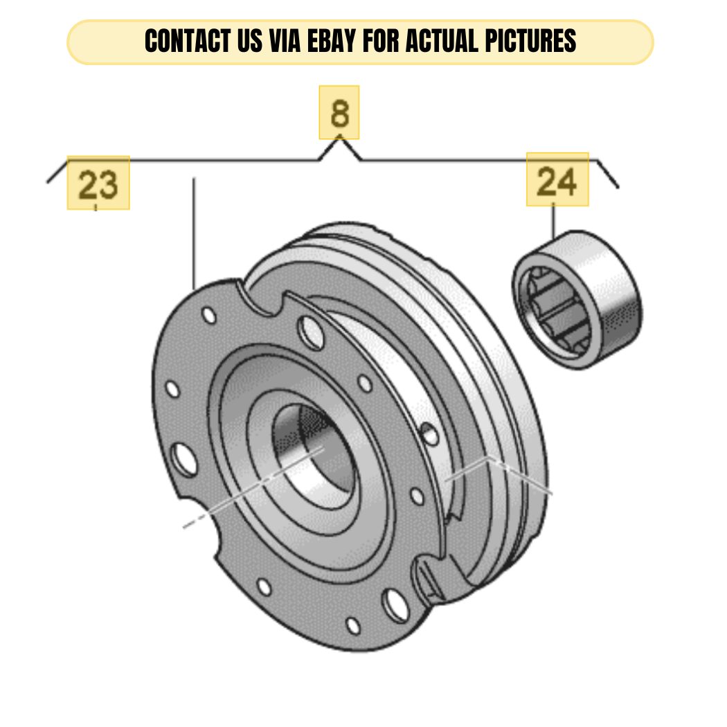 2010-2012  Audi A4 2.0L Dual Clutch Flywheel Used OEM 0AW105317T