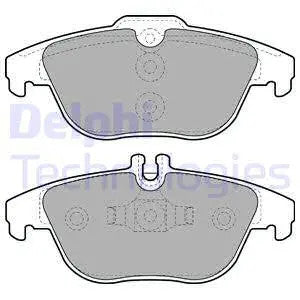 DELPHI Mercedes Benz Brake Pad Set, Disc Brake LP2029