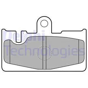 DELPHI 2001-2006 Lexus LS430 Brake Pad Set LP1690
