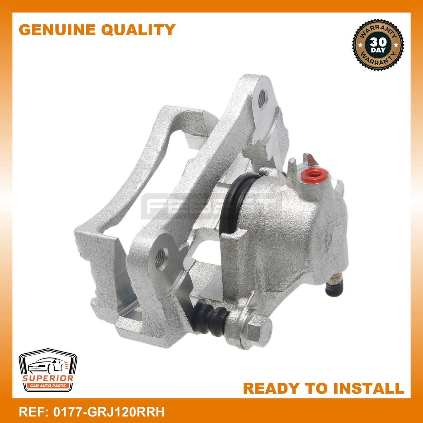 FEBEST TOYOTA Rear Right Brake Caliper Assembly 0177-GRJ120RRH