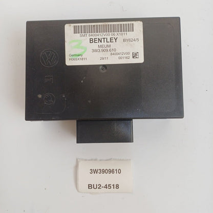 2011-2018 Bentley Continental GT Boot Lid Control Unit 3W3909610