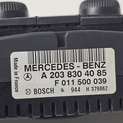 2003-2008 Mercedes-Benz C-Class W203 Climate Control Unit A2038304085