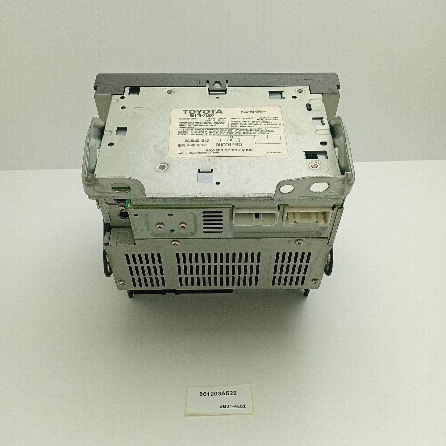 2003-2005 Lexus GS300 RECEIVER ASM RADIO 861203A522