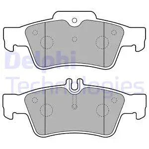 DELPHI Mercedes Benz Brake Pad Set, Disc Brake LP1868