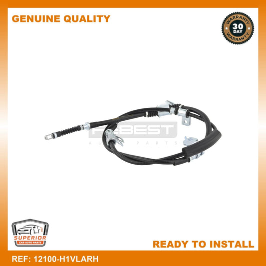 FEBEST HYUNDAI Parking Brake Cable 12100-H1VLARH