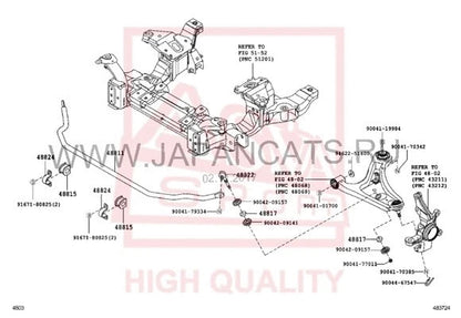FEBEST DAIHATSU Stabilizer Link 0123-J200F