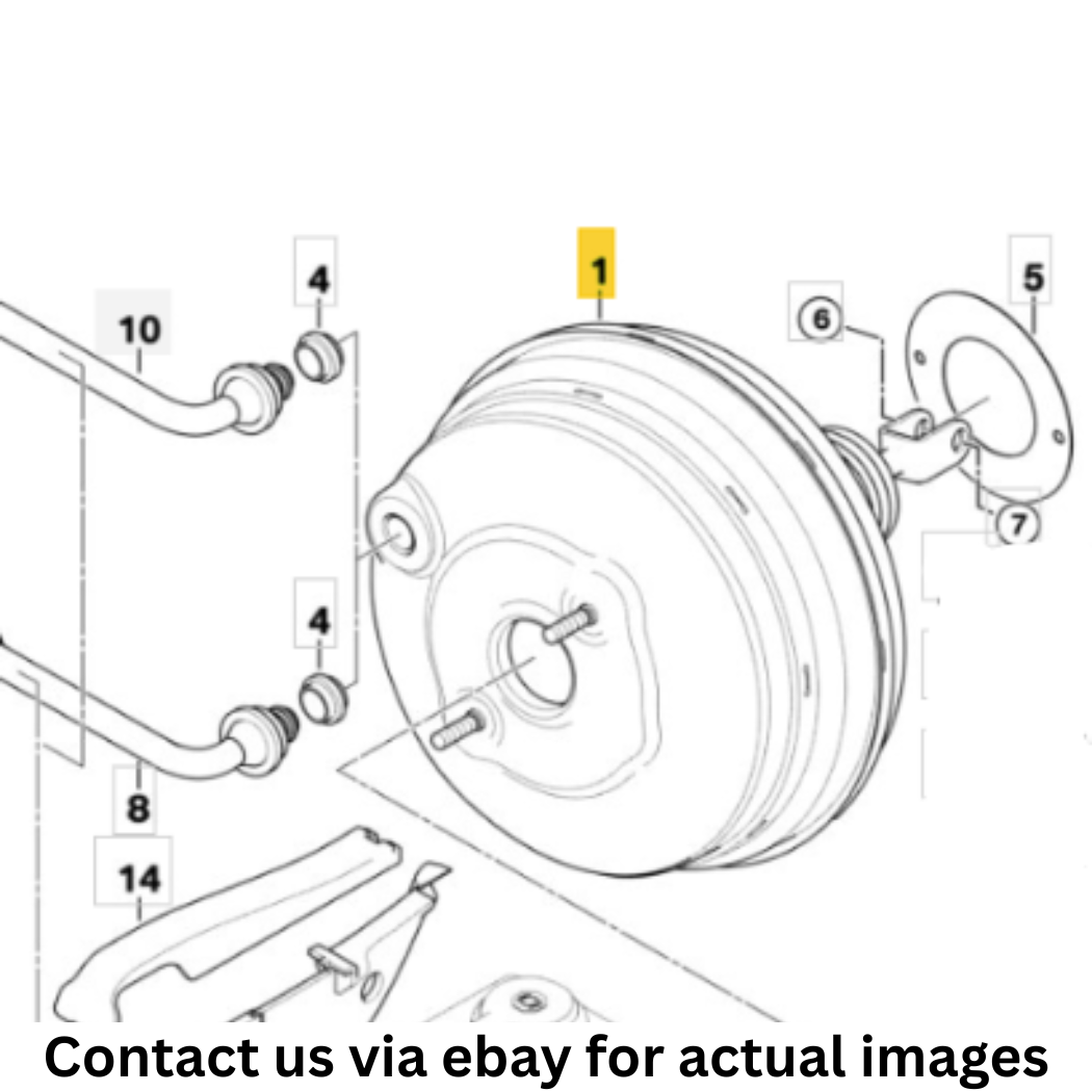 2009 BMW X5 Power Brake Booster Used OEM 34336791410
