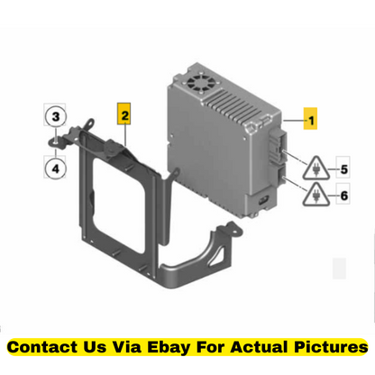 2012 BMW X6 TV Module Bracket & TV Module Used OEM 65159202150/65509240644