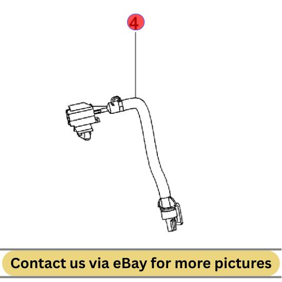 2010 Chevrolet Cruze Engine Oil Pressure Switch Wiring Pigtail Used OEM 96867467