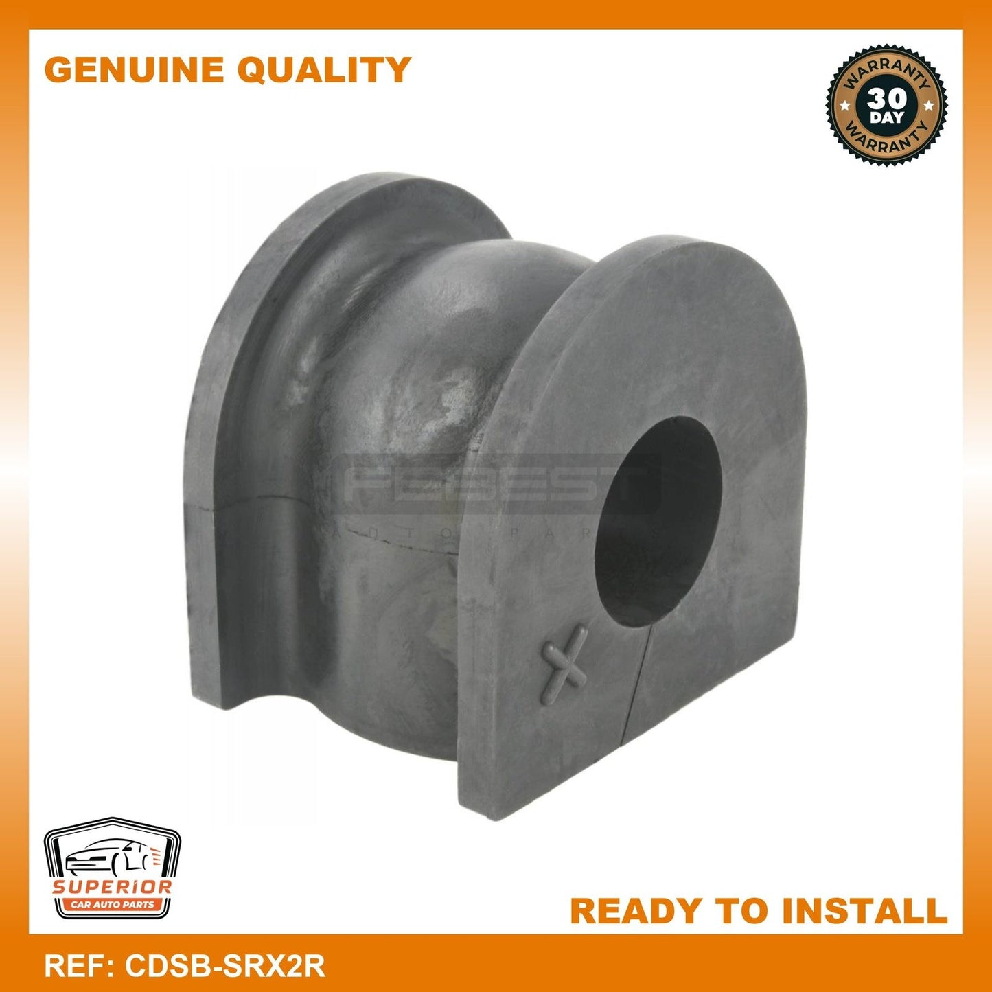 FEBEST General Motors Rear Stabilizer Bar Bush CDSB-SRX2R