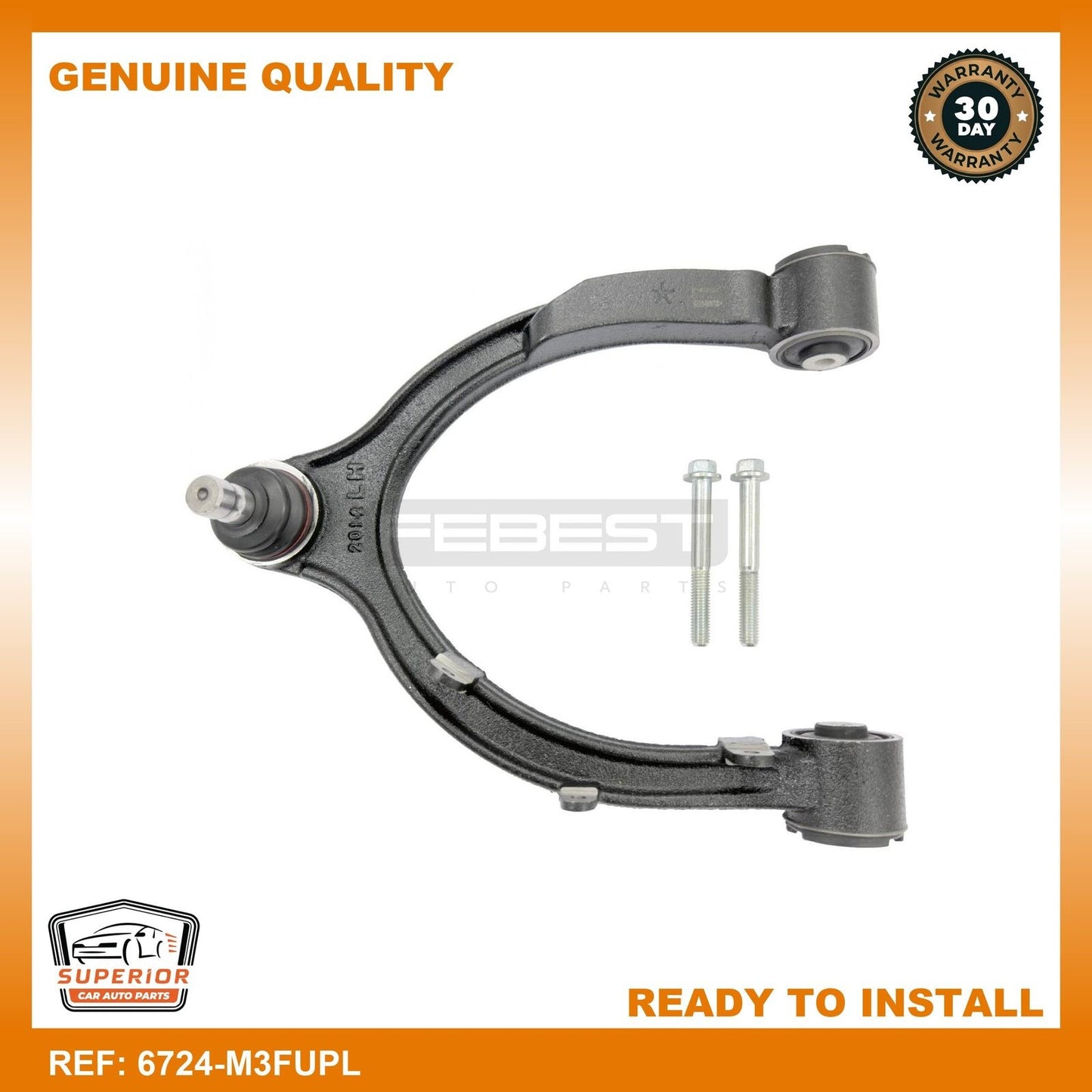 FEBEST Tesla Motors Front Right Upper Control Arm 6724-M3FUPL