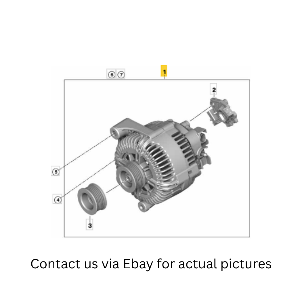 2009 BMW X5 Alternator Used OEM 12317533469