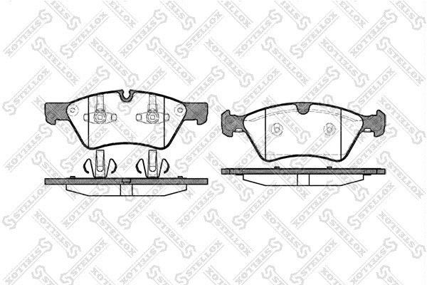 STELLOX 2003-2011 Mercedes-Benz E350 Disc Brake Pad Set 0044204020