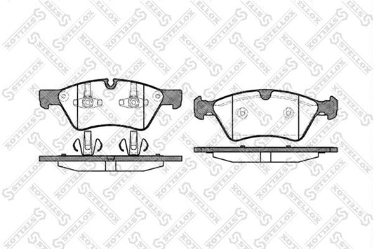 STELLOX 2003-2011 Mercedes-Benz E350 Disc Brake Pad Set 0044204020