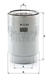 MANN-FILTER Volvo Fuel Filter WK11001X