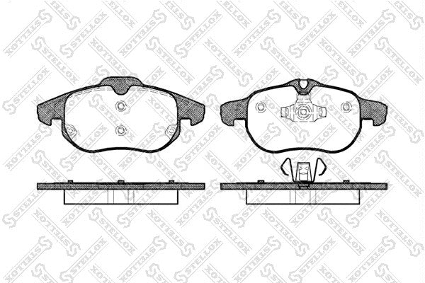 STELLOX OPEL Brake Pad Set - 12800120