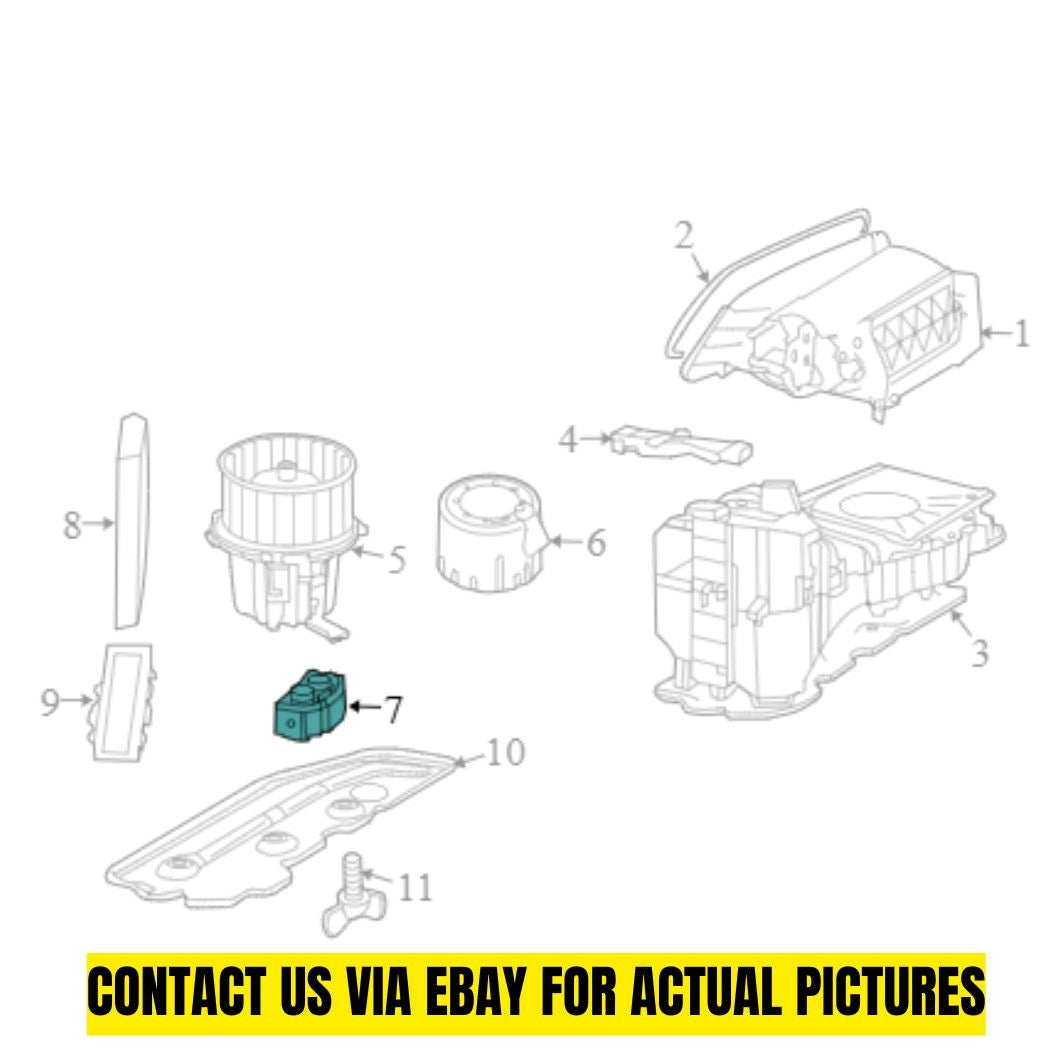 Audi 09-12 A4 HVAC Blower Motor Control Module 8K0820521B