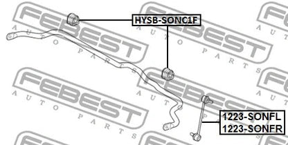 FEBEST 2016-2021 Honda Pilot Stabilizer Link 1223-SONFL