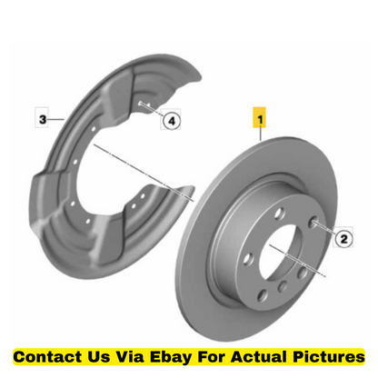 2012 Mini Cooper Countryman Brake Disc Set of 02 Used OEM 34219811539