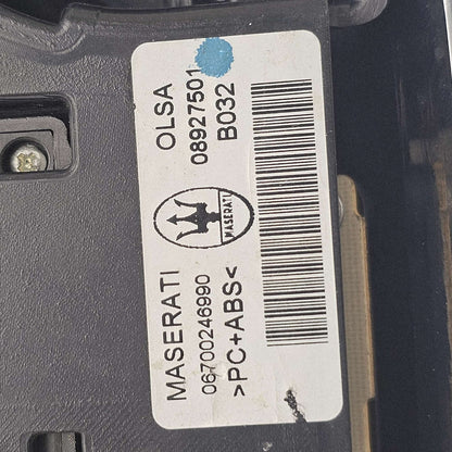 2015 Maserati Quattroporte VI Dome Light Sunroof Control Module 06700246990