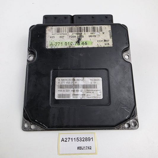 2007 Mercedes CLK 200 Engine Control Unit (ECU) A2711532891
