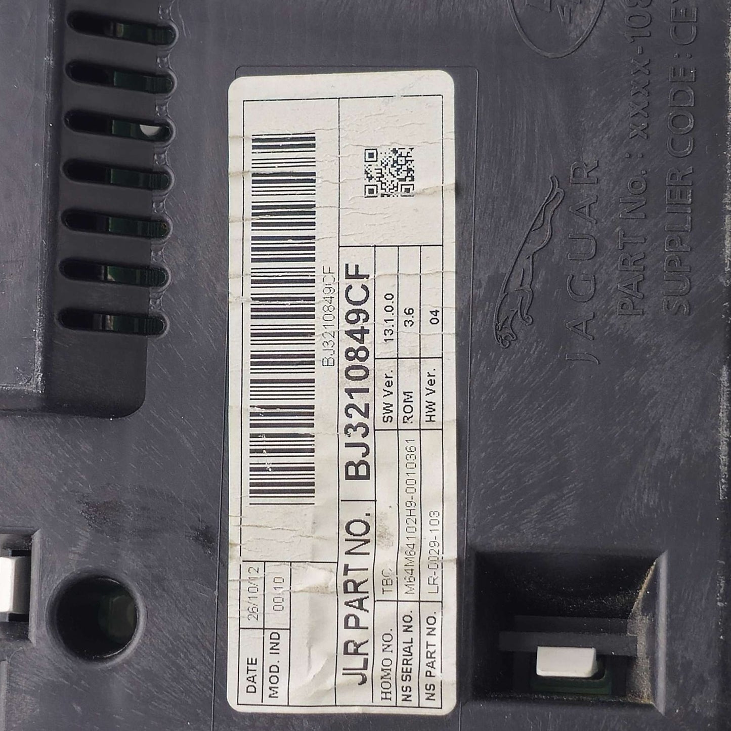 2012-2015 Land Rover Evoque Speedometer Instrument Cluster BJ3210849CF