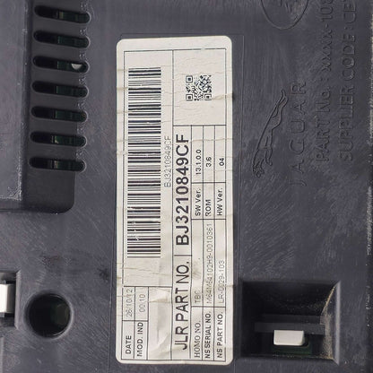 2012-2015 Land Rover Evoque Speedometer Instrument Cluster BJ3210849CF