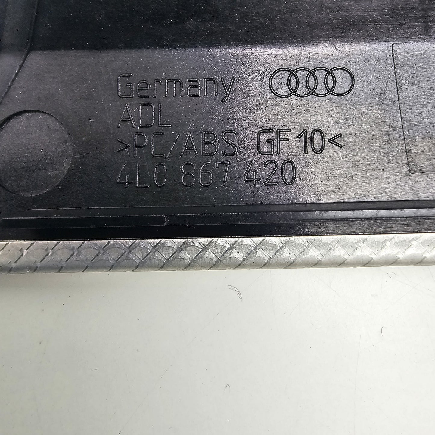 2007-2015 Audi Q7 Trim Insert Aluminium Brushed Silver 4L0867420_SILVER