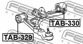 FEBEST 2001-2012 Toyota Camry Rear Bushing Front Control Arm TAB-330