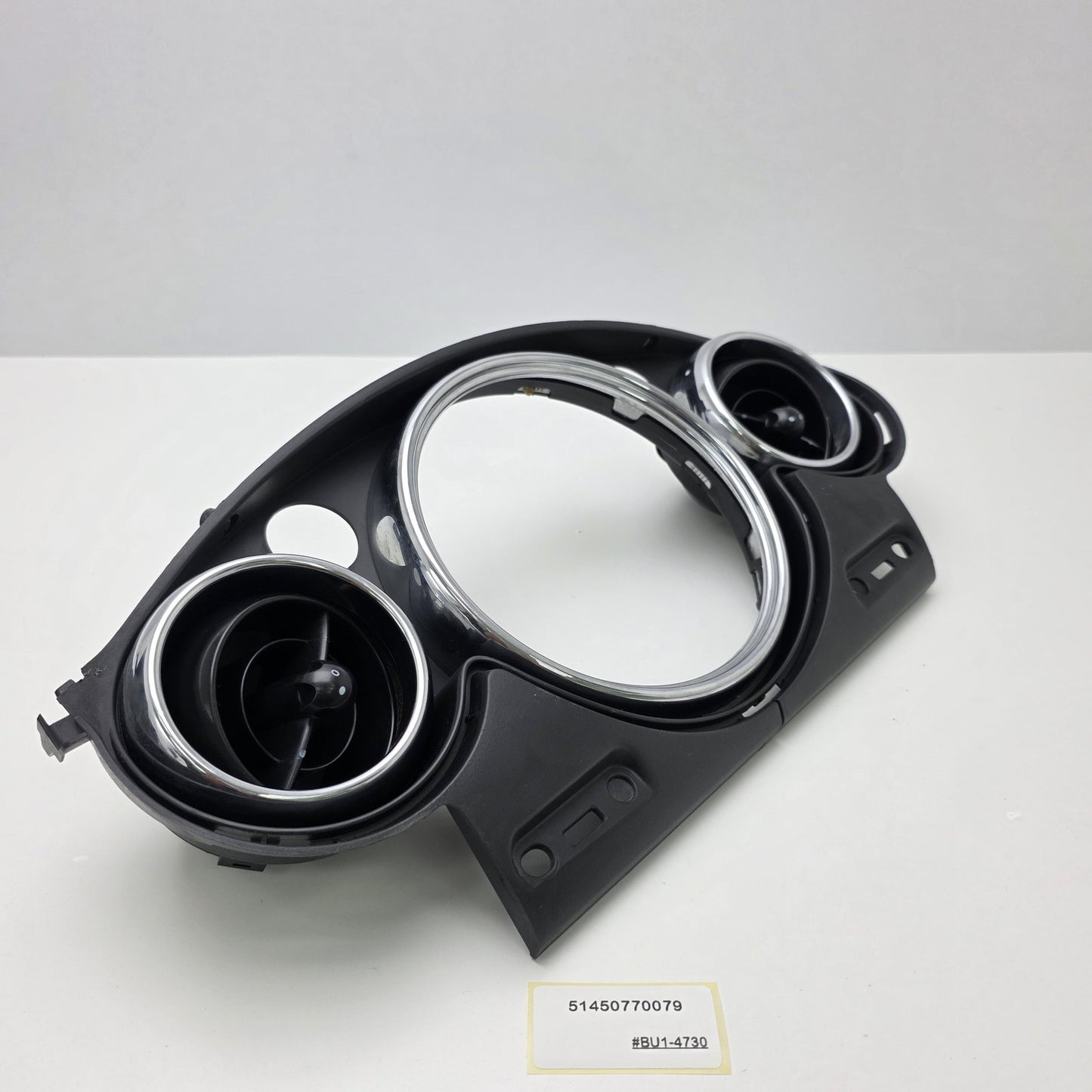 2005 MINI Cooper Dash Speedometer Cluster Air Vent Bezel Trim 51450770079