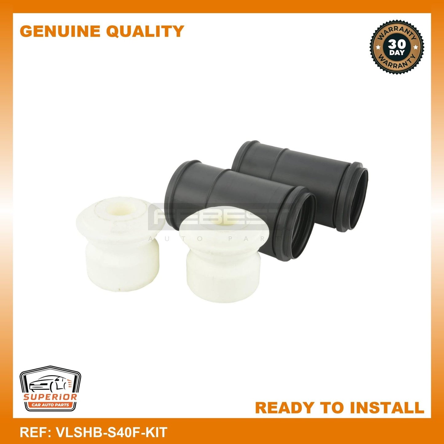 FEBEST 1999-2004 Volvo V40 Dust Cover Kit Shock Absorber VLSHB-S40F-KIT