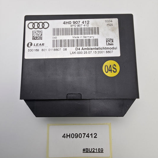 2010-2018 Audi A8 Ambient Light Control Module 4H0907412