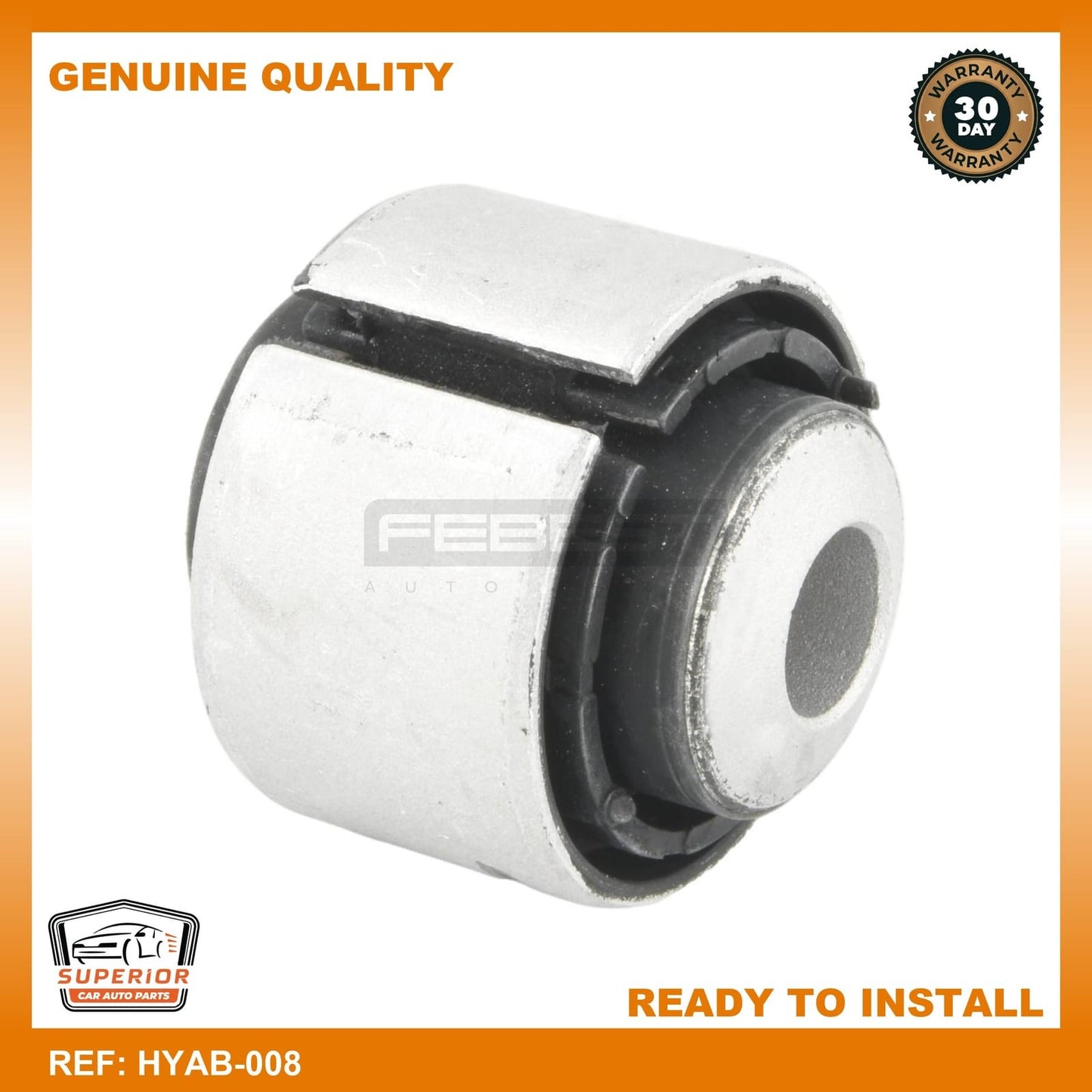 Febest Rear Trailing Rod Bushing HYAB-008